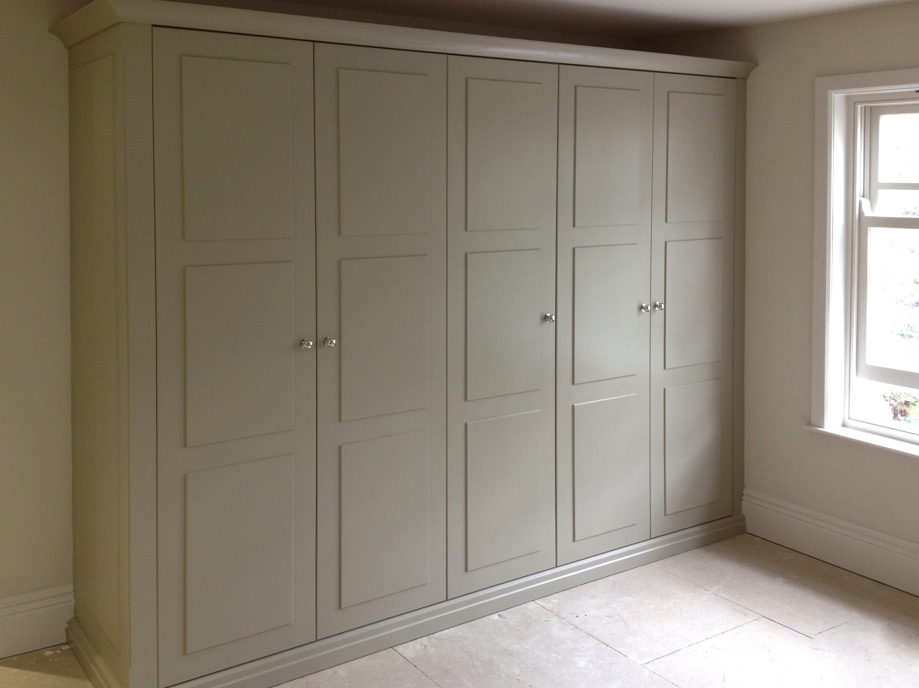 Panelled Wardrobe Doors & 2 Panel / 2 Track Hollow Core MDF Bypass ...